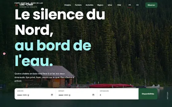 Site Chalets prêt à acheter