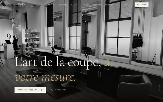 Site Coiffure prêt à acheter