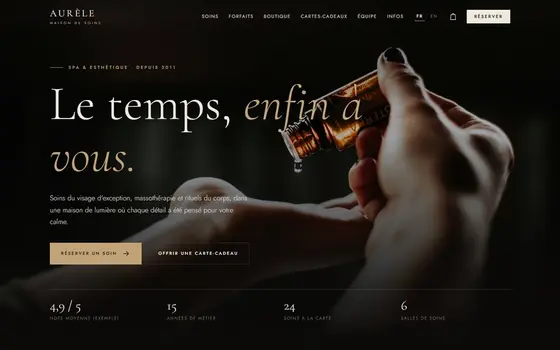 Site Spa prêt à acheter